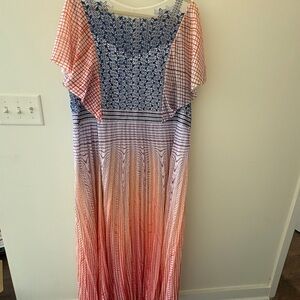 Elegant Multicolor Maxi Dress